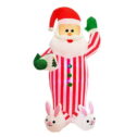 7ft Good Morning Santa - Christmas Inflatable by Seasonal LLC