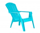 Teal Adirondack Plastic Outdoor Stack Chair on Sale At Big Lots!