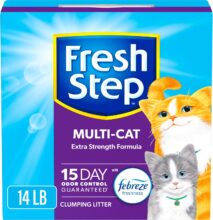 14 lb Fresh Step Clumping Cat Litter Only $7.xx on Amazon – Stock Up & Save!
