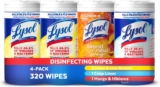 AMAZON CYBER DEAL! – LYSOL WIPES 80 COUNT 4 PACK!