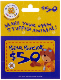 Build-A-Bear Gift Card $50 for $39 Lightening Deal at Amazon!