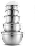 Premium Stainless Steel Mixing Bowls with Airtight Lids Price Drop on Amazon!