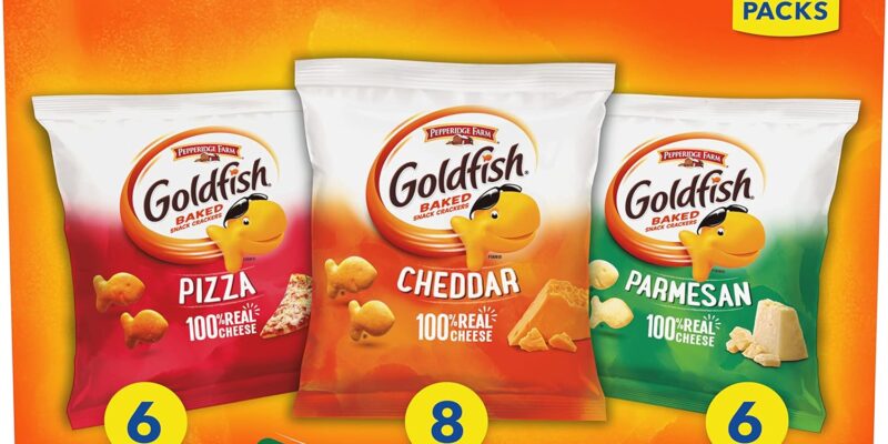 Goldfish Crackers Say Cheeeese Variety Pack Snacks STOCK UP!