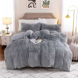 Faux Fur 3 Piece Bedding Set HALF OFF on Amazon!