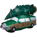 8 ft Pre-Lit LED National Lampoon's Christmas Vacation Station Wagon Christmas Inflatable