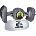 8' Gemmy Airblown Inflatable Stars Wars Christmas TIE Fighter w/ Sign Yard Decoration 37244