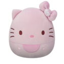 8 inch Squishmallow Hello Kitty 50th Anniversay Pink Ultra Soft Toy