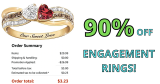 Engagement Ring 90% Off On Amazon!