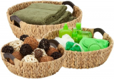 Honey Can Do 3pc Round Natural Baskets PRICE DROP ONLINE!