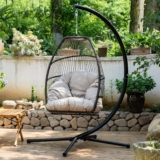 Hammock Egg Chair With Cushion BIG Coupon Deal!