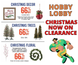 HOBBY LOBBY CHRISTMAS CLEARANCE 2021 HAS STARTED!