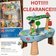 Step2 Dino Showers Water Table for Kids ONLY $20!