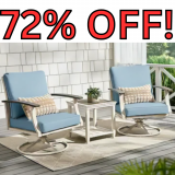 Hampton Bay Swivel Lounge Chair Now 72% Off!