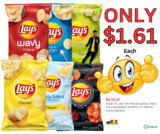 Lay’s Potato Chips ONLY $1.61 each Normally $4.59 each! Valid from 5/26 to 6/1