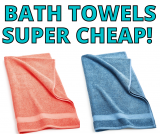 $3.99 Bath Towels at Macys!