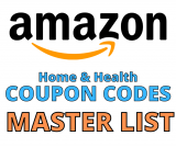 Amazon Home & Health Coupon Codes MASTER LIST