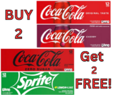 Coca Cola Products Buy 2 Get 2 FREE!