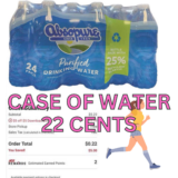 OMG RUUUNNN! – 24pk OF WATER FOR $0.24