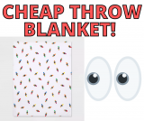 Throw Blanket Only $5 at Target!