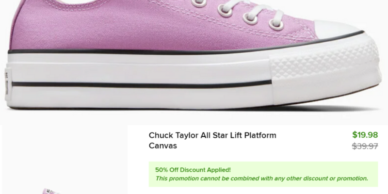 Chuck Taylor All Star Lift Platform Canvas UNDER $20 HURRY!