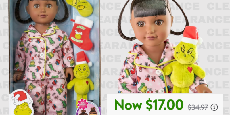 My Life As Poseable Grinch Sleepover Doll On Clearance!