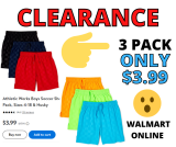 Boys Soccer Shorts, 3-Pack Only 3.99 – HOT CLEARANCE!