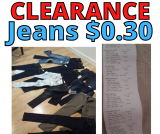 Old Navy Clearance Jeans 30¢! RUN!