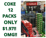 Coke 12 Packs ONLY $1.97 – NO COUPONS NEEDED!