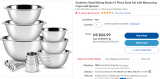 RUN DEAL ON Stainless Steel Mixing Bowls