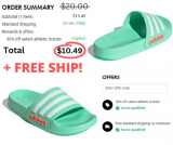 Adidas Adilette Shower Slide Sandal Only $10.49