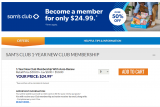 Sams Club Membership only $20!