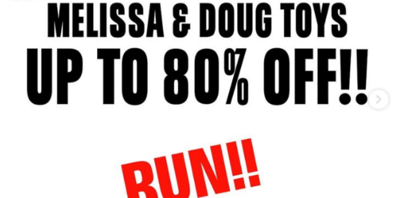 Melissa & Doug Up To 80% Off RUN YOUR BUTTS!