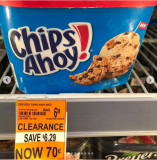 Chips Ahoy Ice Cream Ringing Up Only 70 Cents !! YUM!