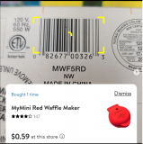 GLITCH! Waffle Makers Now Ringing Up For 59 CENTS!