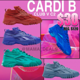 RUN YOUR BUTTS – $30 Cardi B Club C V2 Women’s Shoes