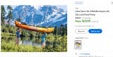 Inflatable Kayak with Oars and Hand Pump Only $70 WHOA!