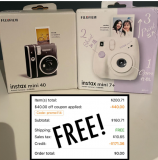 Free Instax Camera – Did You Get Yours?