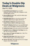 Today’s Top Double Dip Deals at Walgreens (April 12, 2025)