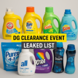 🔥 Leaked List of Laundry Detergents for the Next Dollar General Clearance Event (May 2025)