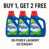 BUY 1 GET 2 FREE ON PUREX!