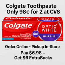CVS Deal: Colgate Toothpaste Just 48¢ Each After Rewards!