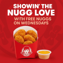 Free Nuggets on Wendy’s Wednesdays
