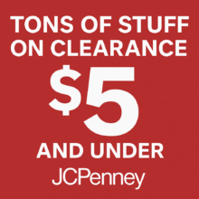 Tons of JCPenney Clearance Deals $5 and Under – Clothes, Home & More!