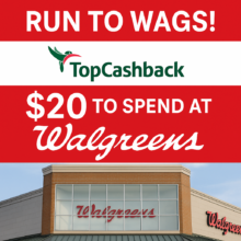Get $20 to Spend at Walgreens