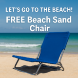 LET’S GO TO THE BEACH! FREE Beach Sand Chair!