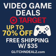 Video Game Deals at Target – Save Up to 70% + Free Shipping