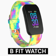 B FIT WATCH Tie Dye Fitness Tracker Only $14.99 (Reg $65) – Limited Time Clearance Deal!