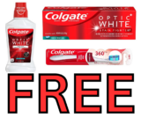 FREE Colgate Dental Care Products at Walgreens