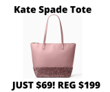 Kate Spade Glitter Penny Tote JUST $69! TODAY ONLY!