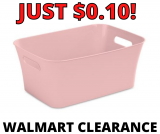Mainstays Medium Bins just $0.10 at Walmart!